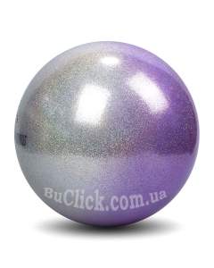 М'яч 18 см Pastorelli HV SHADED колір Срібний-Бузковий FIG Артикул 04041