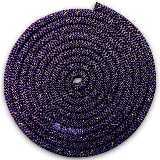 Скакалка Pastorelli модель Metal колір Фіолетовий-Золотий 00131