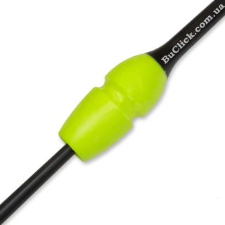 Юніорські булави 36 см Pastorelli колір Лайм-Чорний 04226