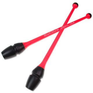 Юніорські булави 36 cм Chacott колір 150. Чорний-Помаранчевий