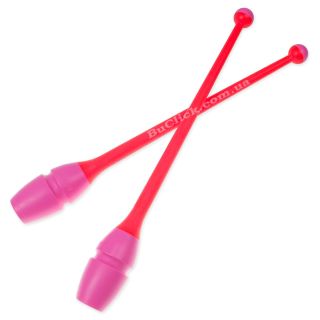 Юніорські булави 36 cм Chacott колір 250. Рожевий-Помаранчевий