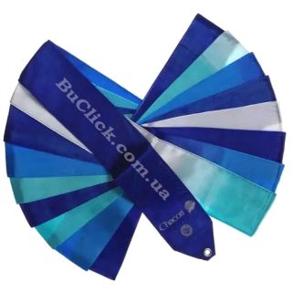 Гімнастична стрічка 5 м Chacott колір 725. Синій Океан (Ocean Blue)