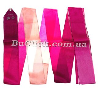 Гімнастична стрічка 5 м Chacott колір 745. Рожева Роза (Rose Pink)