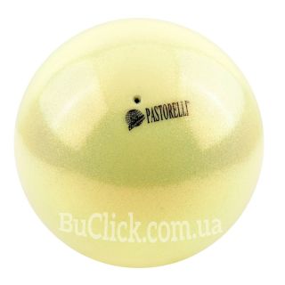 М'яч 18 см Pastorelli HV Pastel колір Лимонний крем (Lemon Cream) 00081