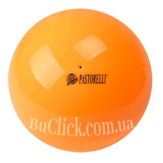 М'яч 18 см Pastorelli одноколірний Помаранчевий Артикул 00002