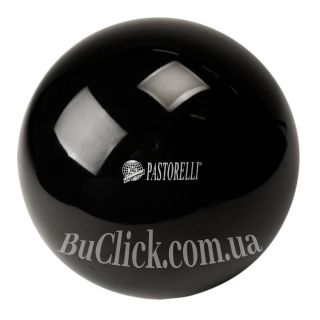М'яч 18 см Pastorelli одноколірний Чорний Артикул 00006