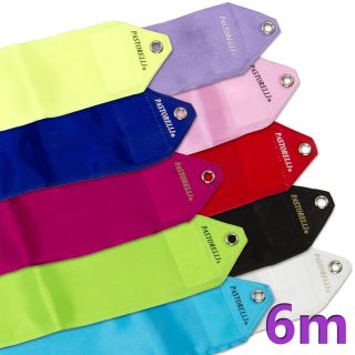 6 метрів однокольорова гімнастична стрічка Pastorelli