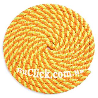 Скакалка 2,5 метра Sasaki модель MJ-243 колір Помаранчевий-Жовтий MJ-243-KEOxY