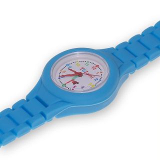 Годинник Tuloni модель T0201 ремінець Ланки колір Блакитний