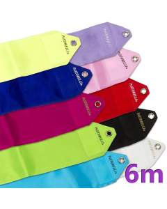 6 метрів однокольорова гімнастична стрічка Pastorelli