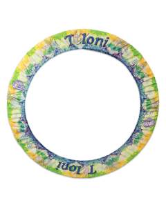 Чехол для обруча Tuloni модель Bunt цвет Синий-Зеленый-Желтый