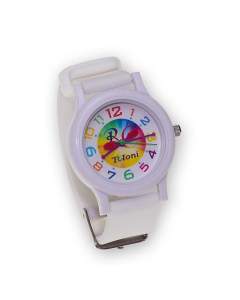 Часы Tuloni модель T0203 ремешок Плоский цвет Белый