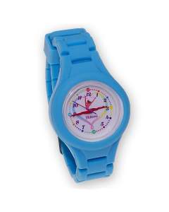 Часы Tuloni модель T0204 ремешок Звенья цвет Голубой