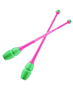 Булави 45 cм Chacott колір 443. Зелений-Рожевий (Green-Pink)