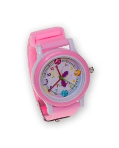Годинник Tuloni модель T0202 ремінець Плоский колір Світло-Рожевий