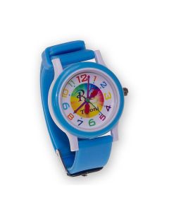 Годинник Tuloni модель T0203 ремінець Плоский колір Блакитний