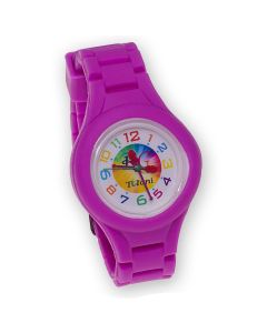 Годинник Tuloni модель T0203 ремінець Ланки колір Фуксія