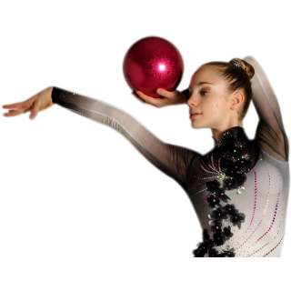 М'яч 18 см Pastorelli HV колір Малиновий (Raspberry) 02068