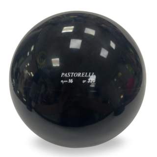 М'яч 16 см Pastorelli одноколірний Чорний 02926