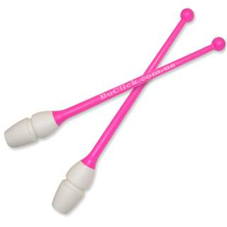 Юніорські булави 36 cм Pastorelli колір Білий-Рожевий 03843