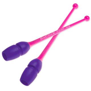 Юніорські булави 36 cм Pastorelli колір Фіолетовий-Рожевий 04235