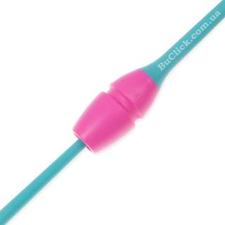 Юніорські булави 36 cм Chacott колір 234. Рожевий-М'ятний