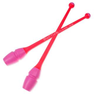 Юніорські булави 36 cм Chacott колір 250. Рожевий-Помаранчевий