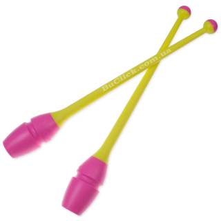 Булави 41 cм Chacott колір 262. Рожевий-Жовтий (Pink-Yellow)