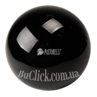 М'яч 18 см Pastorelli одноколірний Чорний Артикул 00006
