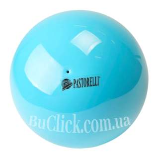 М'яч 18 см Pastorelli одноколірний Блакитний Артикул 00008