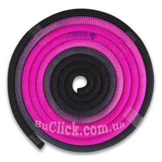 Скакалка Pastorelli модель New Orleans колір Рожевий-Чорний 04264