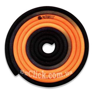 Скакалка Pastorelli модель New Orleans колір Помаранчевий-Чорний 04267