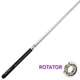 Паличка 60 см Pastorelli модель Laser Rotator колір Срібний тримач Чорний 03641