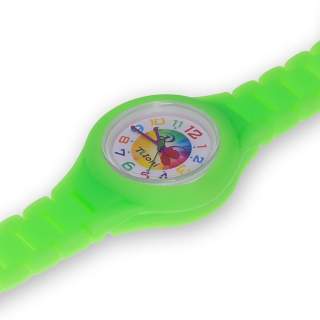 Годинник Tuloni модель T0203 ремінець Ланки колір Зелений