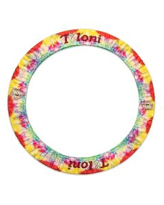 Чехол для обруча Tuloni модель Bunt цвет Зеленый-Красный-Желтый