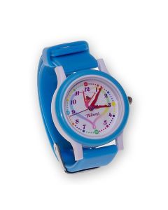 Часы Tuloni модель T0204 ремешок Плоский цвет Голубой