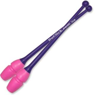 Булавы 45 cм Pastorelli Masha цвет Розовый-Фиолетовый 02621