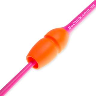 Булавы 41 cм Pastorelli Masha цвет Оранжевый-Розовый 03643