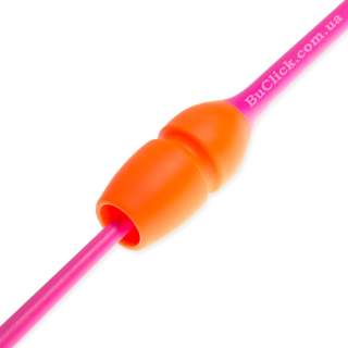 Юниорские булавы 36 cм Pastorelli цвет Оранжевый-Розовый 04233