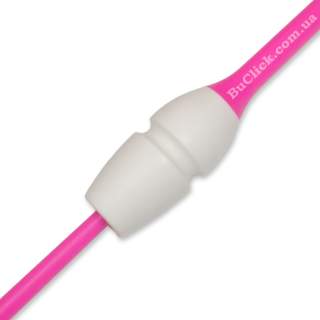 Юниорские булавы 36 cм Pastorelli цвет Белый-Розовый 03843