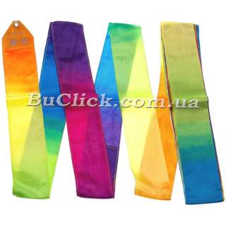 Гимнастическая лента 4 м Chacott цвет 762. Ярко-Желтый (Canary)