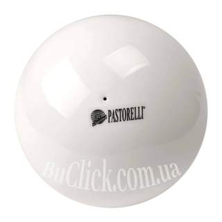 Мяч 18 см Pastorelli одноцветный Белый Артикул 00005