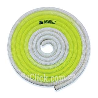 Скакалка Pastorelli модель New Orleans цвет Желтый-Белый 04270