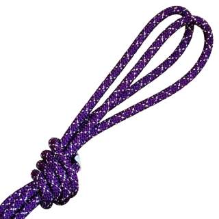 Скакалка Pastorelli модель Metal цвет Фиолетовый-Серебряный 00130