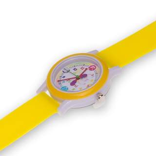 Часы Tuloni модель T0202 ремешок Плоский цвет Желтый