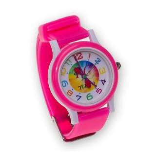 Часы Tuloni модель T0203 ремешок Плоский цвет Розовый