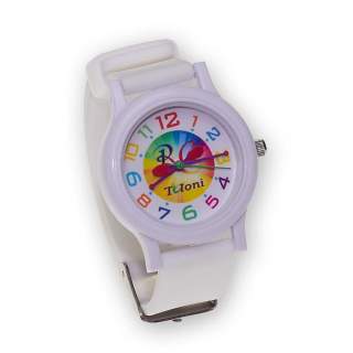 Часы Tuloni модель T0203 ремешок Плоский цвет Белый