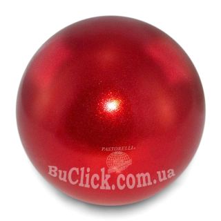 Мяч 18 см Pastorelli HV цвет Красный (Red) 02069