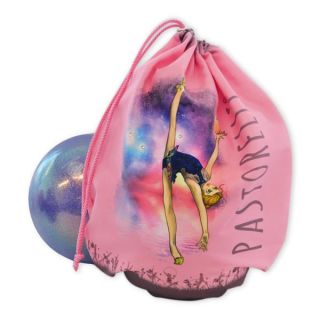 Чехол для мяча Pastorelli с рисунком цвет Розовый 03720