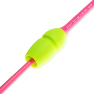 Юниорские булавы 36 cм Pastorelli цвет Лайм-Розовый 04234